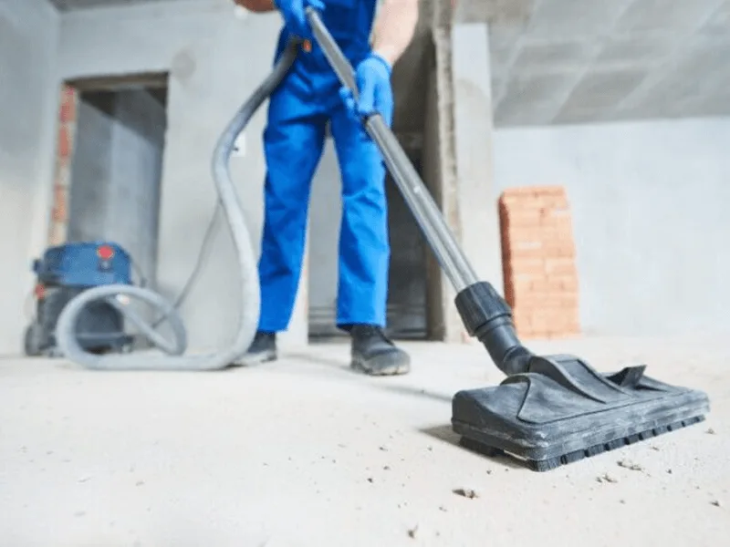 En bild på Byggstädning